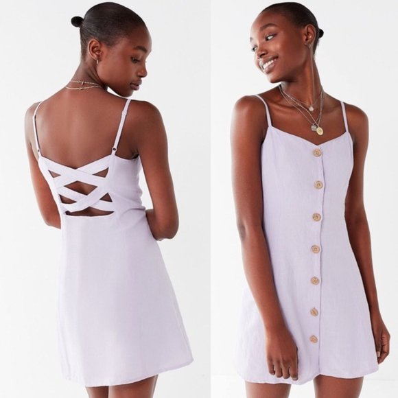 ❌ SOLD ❌ Urban Button Down Strappy Back Dress - Picture 8 of 10